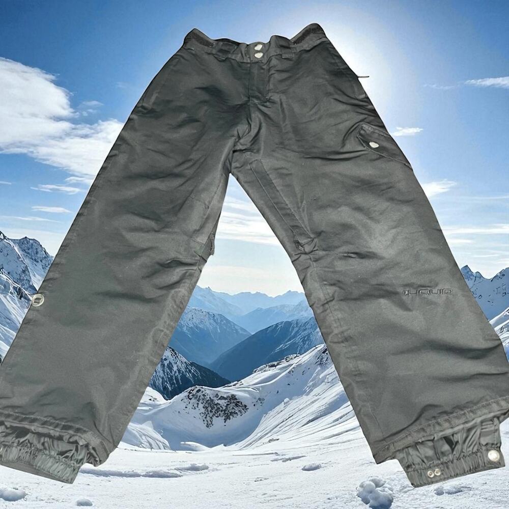 Liquid Boardwear Kids M Venture 8K Snowboard Ski Pants Black Winter Sports Cargo